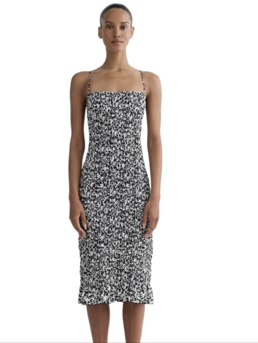 NWT Everlane The Smocked Column Dress- M